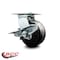 Service Caster 6 Inch Phenolic Wheel Heavy Duty Top Plate Swivel Caster with Brake SCC SCC-55S625-PHR-SLB - alternate 4